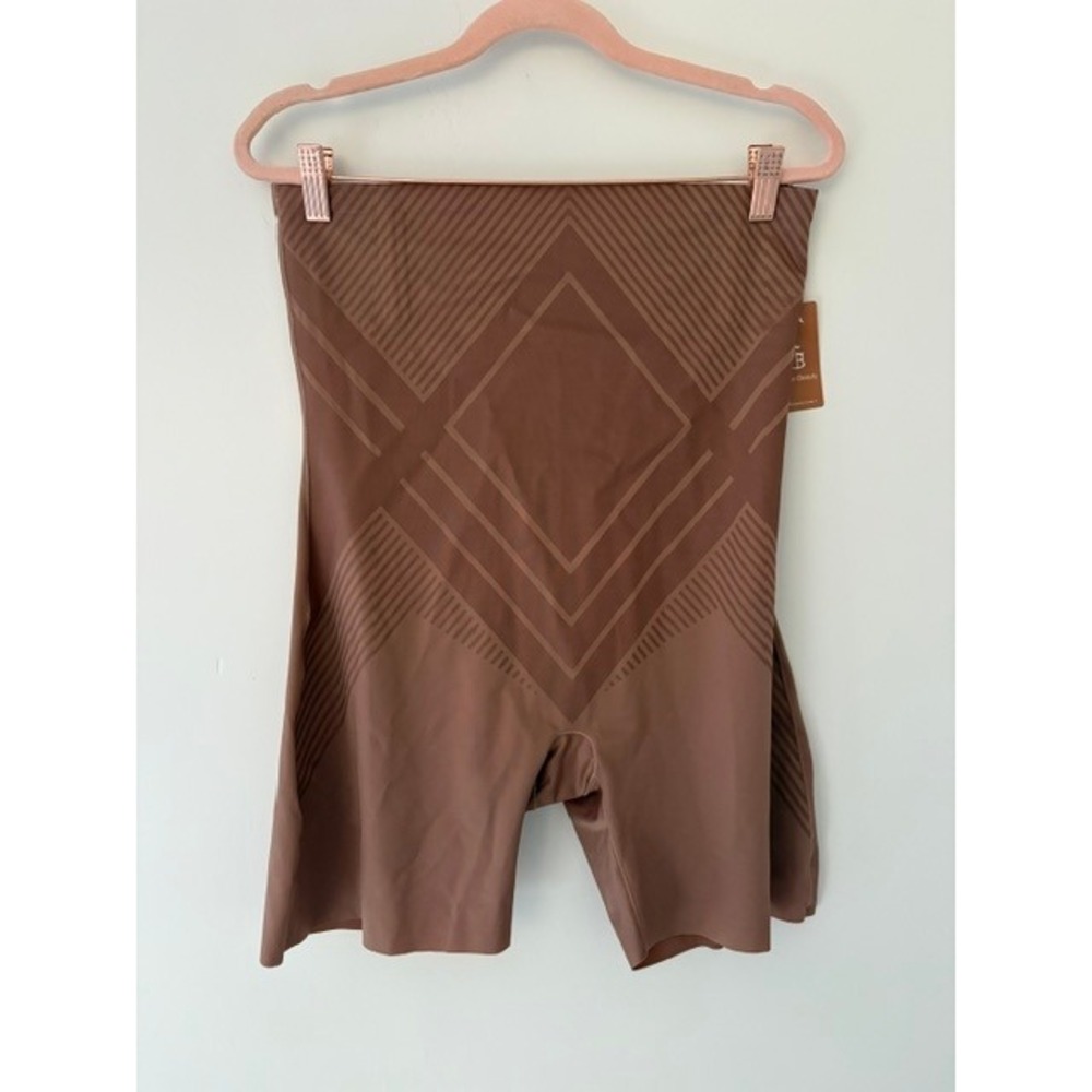 Lover-Beauty Women Brown High Waisted Shapewear Shorts Tummy Control 2XL NWT